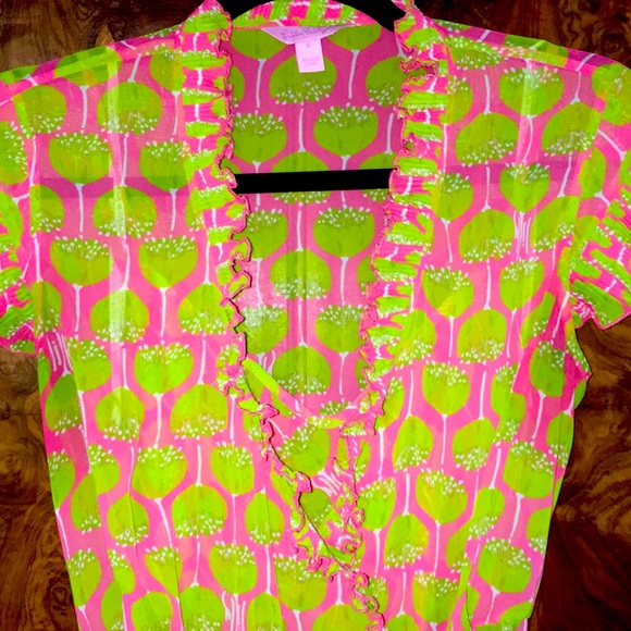Lilly Pulitzer Dresses & Skirts - FINAL!!! Lilly Pulitzer Wrap Dress Size 6